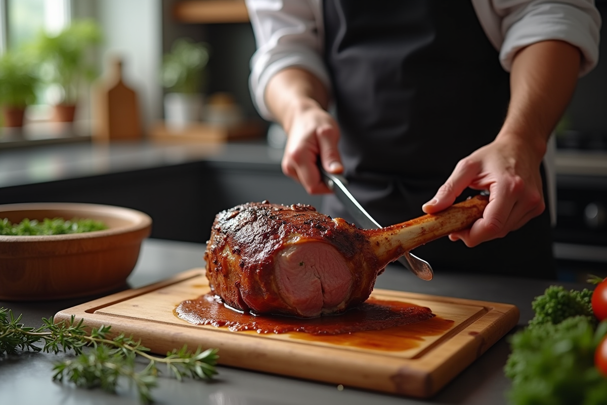 agneau cuisson