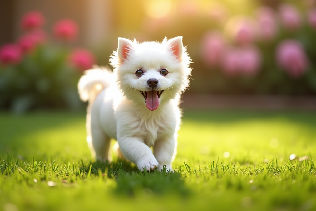 chien blanc